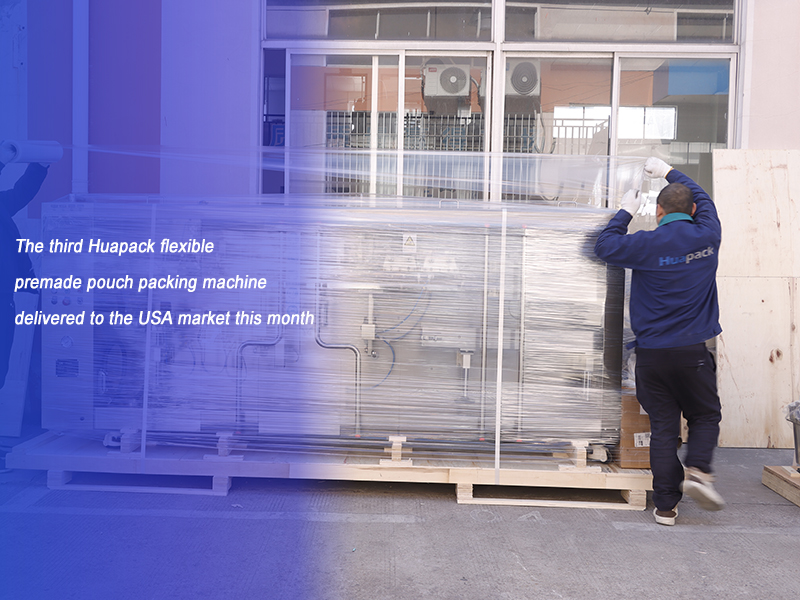 premade flexible pouch packing machine Shipped to USA