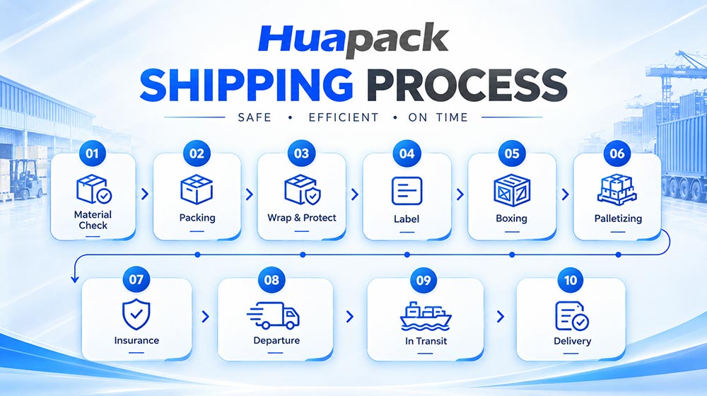Huapack Export Shipping Process