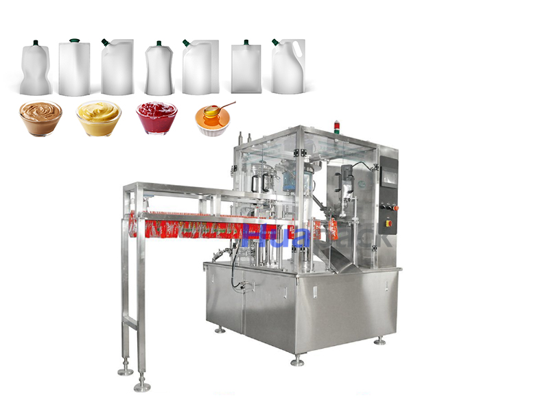 Rotary Spout Pouch Filling Capping Machine